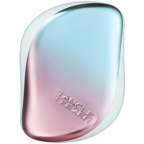 Tangle Teezer Compact Styler Detangling Hairbrush Pink Blue Chrome Επαναστατική Βούρτσα που Ξεμπερδεύει Εύκολα τα Μαλλιά 1 Τεμάχιο